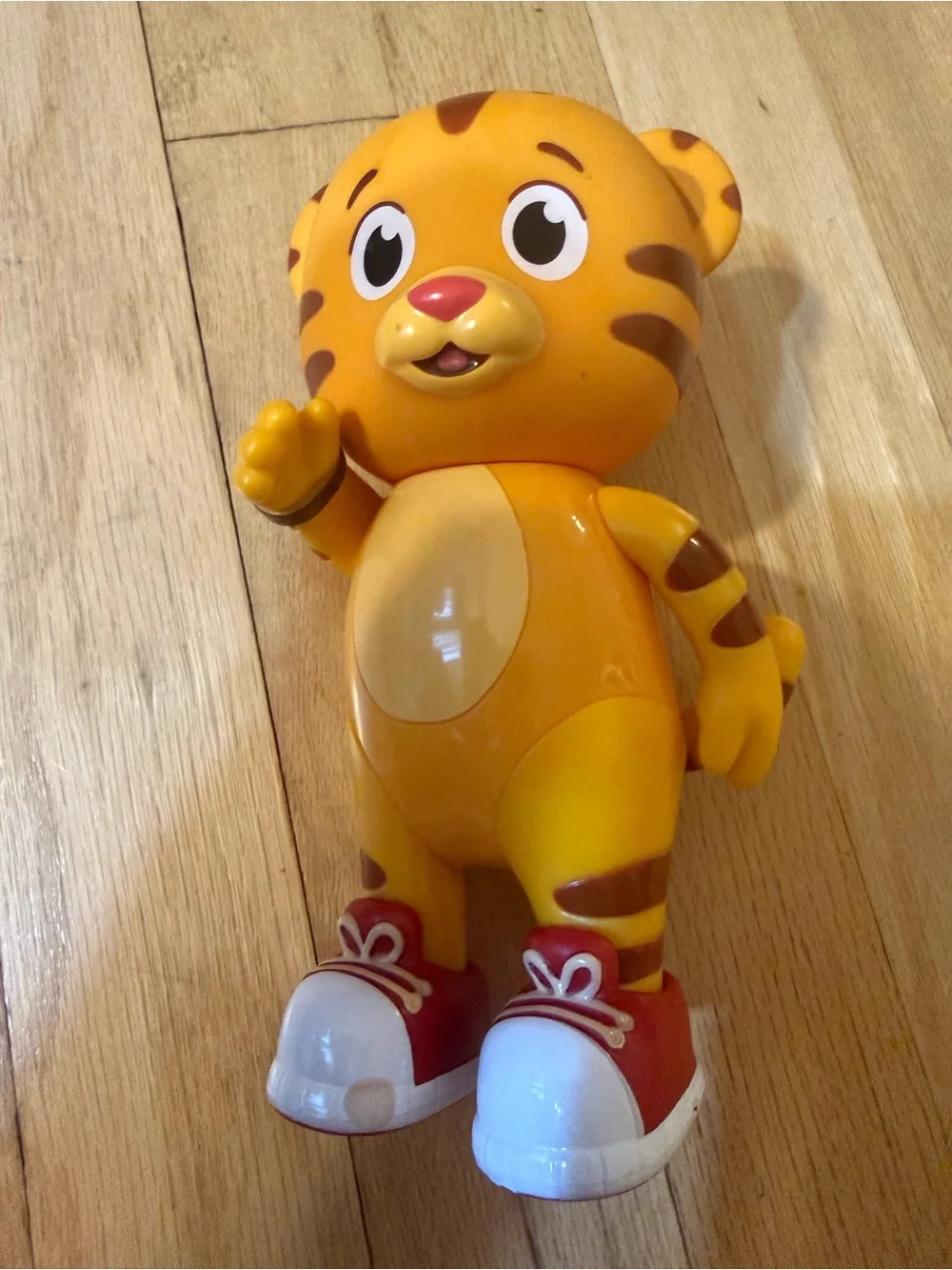 Orange Tiger Character Figure with Red Shoes - Kids Playset
